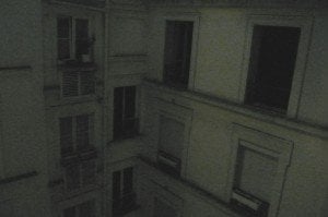 Paris courtyard Paris courtyard view; inner views on 'calm' courtyards don't compare.