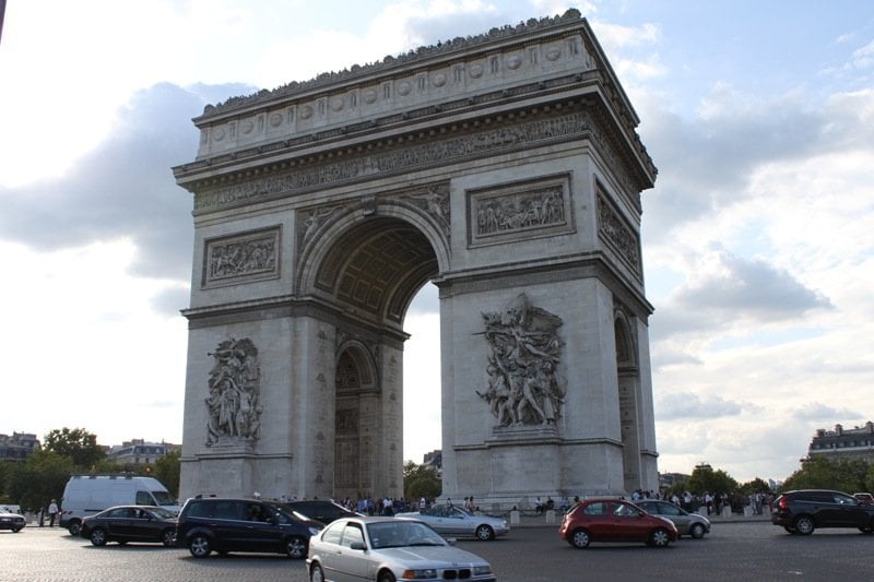 visiting the arc de
