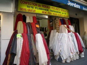 Fabric stores can recommend curtain makers nearby who will have them ready for the next day