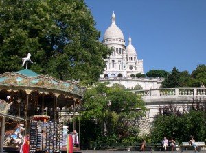 Montmartre is a mix of old Paris and high touristy. 