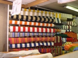 Cotton fabrics on rue de Steinkerque 