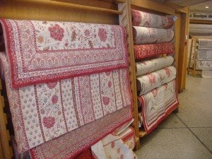 Fell in love with the ready-made panels you can buy to make into square throws for your sofa, or decorative table cloths