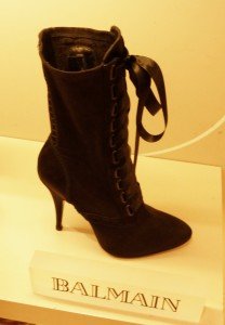 The Balmain Lace-up boot; simply gorgeous