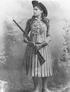 Annie Oakley was the star of Buffalo Bill's Wild West Show in Paris