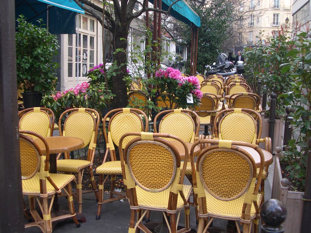 Left bank cafe's in Paris