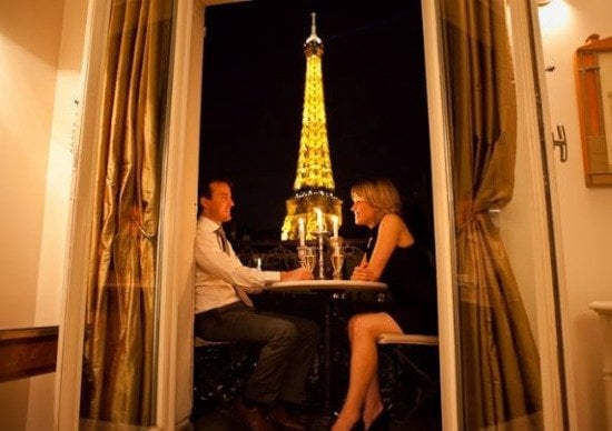 Romantic Eiffel Tower view from Paris Apartment