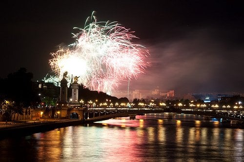 Watch Bastille Day Fireworks over the Seine