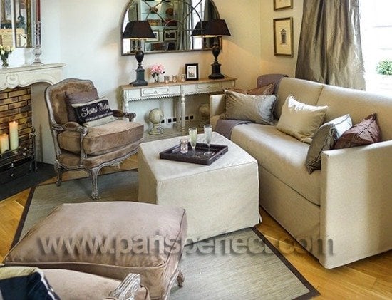 Paris Perfect Vacation Rental Living Room with Balcony