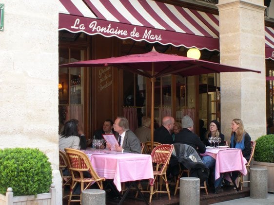 Parisian cafe's in the best Paris neighborhood on the Left Bank