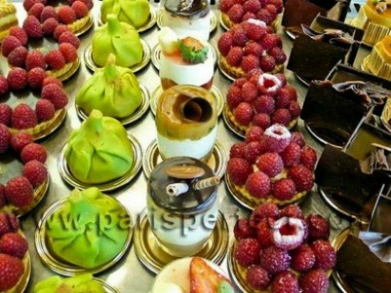 Paris Desserts on Display in 7th Arrondissement Patisserie