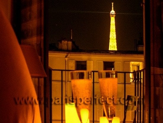 View of Eiffel Tower From Bed Paris Perfect Apartment Rental
