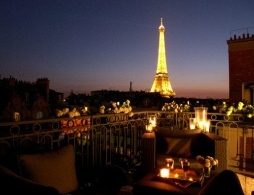 Paris Perfect Vacation Rental Balcony Eiffel Tower Night