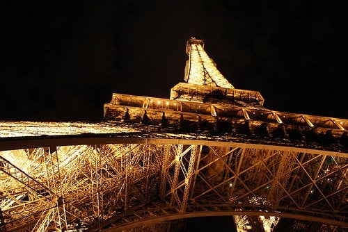 Visiting the Eiffel Tower at Night