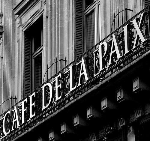 Cafe de la Paix in Paris