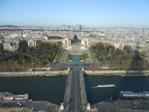 View of Chaillot from Eiffel Tower