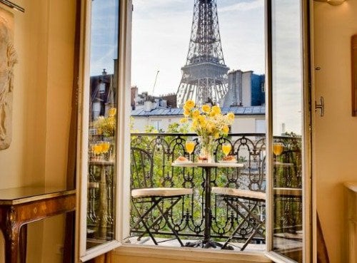 Cabernet One Bedroom Apartment for Sale Paris Bistro Table