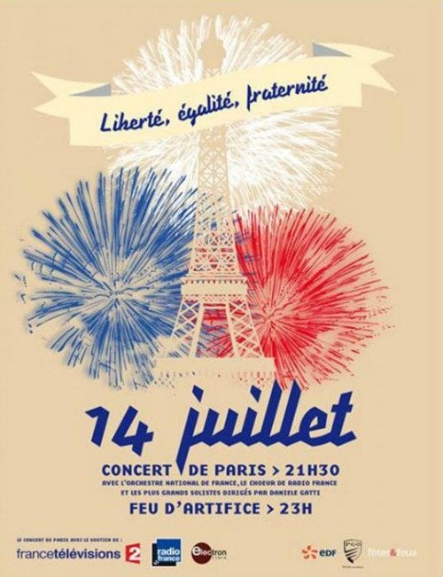 Bastille Day Fireworks Paris