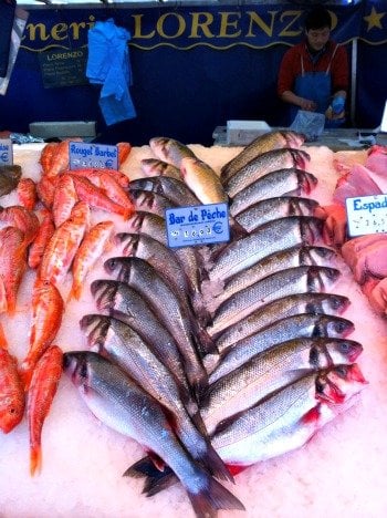 President Wilson Market Paris Beautiful Fish display