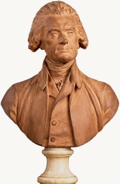 Thomas Jefferson Jean Antoine Houdon