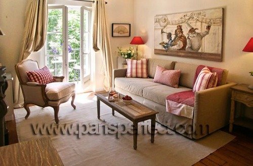 Charming Parisian Living Room