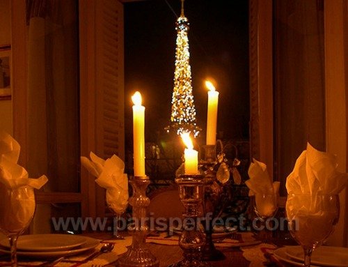 Paris Perfect Eiffel Tower Dinner View