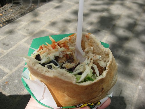 Falafel Sandwich in Paris