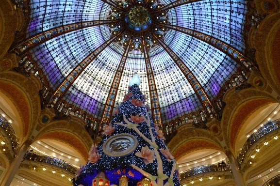 Holiday Magic at Galeries Lafayette in Paris