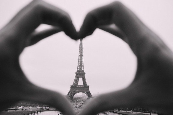 Eiffel Tower Heart