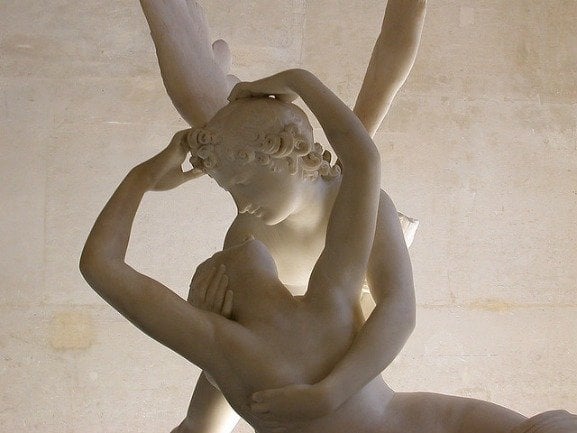 Psyche and Cupid at the Louvre