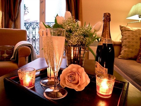 Romantic Valentine's Day in Paris Apartment Rental