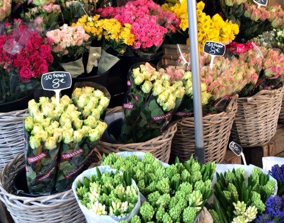Paris Perfect Spring Flower Shop Rue Cler