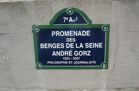 Les Berges de la Seine Paris Sign