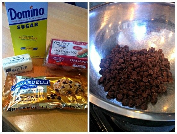 Ingredients for French Chocolate Mousse