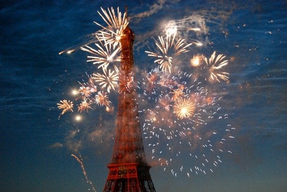 Bastille Day Paris Fireworks