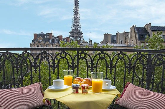 Paris Apartment Rental with Eiffel Tower View