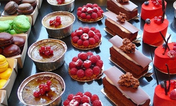 Raspberry Pastry Parisian Bakery