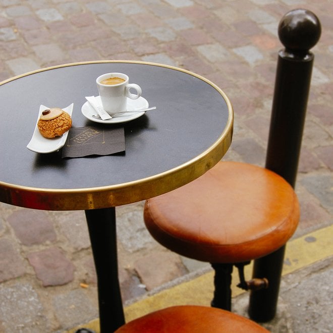 Paris Pastry shop with outdoor seating
