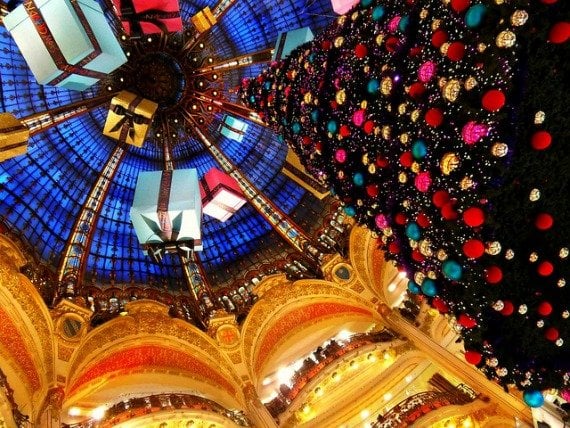 Galeries Lafayette Christmas Decorations Paris