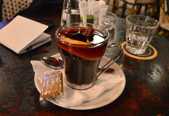Mulled Wine in Paris on Rue Cler