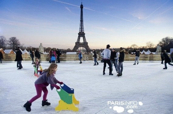 Trocadero Christmas Market Paris France