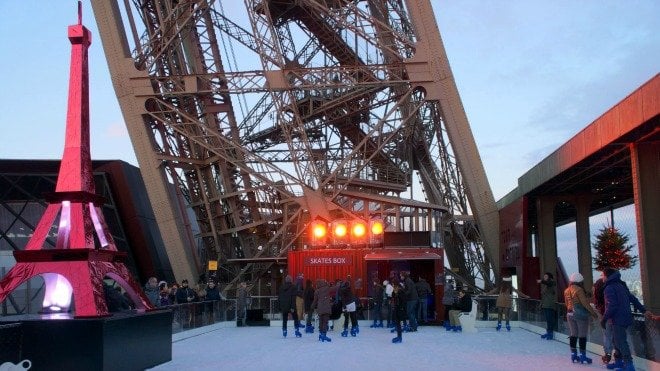 Ice Skating on the Eiffel Tower – It’s Back!