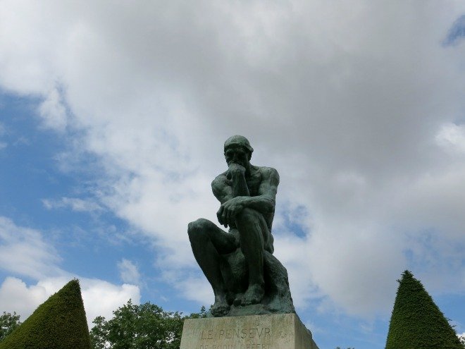 Rodin Musee Paris sculpture thinking valentines day ideas