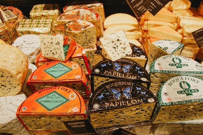 Grand Epicerie Cheese the Bon Marche Paris