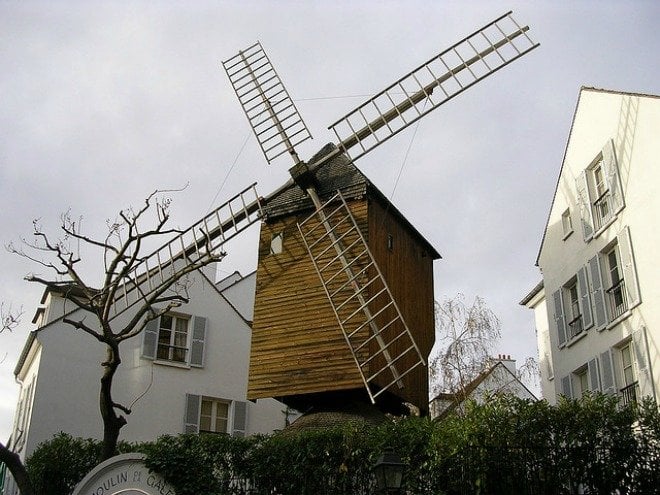 Windmill Moulin Radet Montmartre Paris