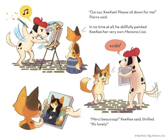 Kee Kees big adventures in Paris Childrens book