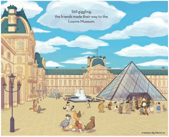 Kee Kees big adventures in Paris Childrens book