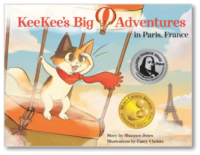 Kee Kees big adventures in Paris Childrens book