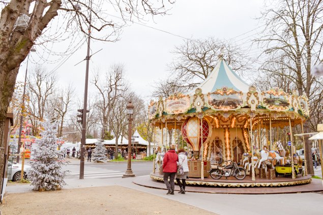 Paris Christmas Market Carousel