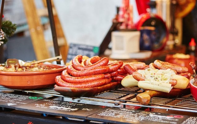 Paris Christmas Market Food