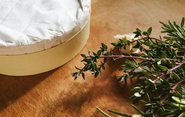 Baked French Cheese with Garlic and Herbs! Recipe for Camembert or Brie.